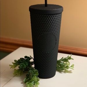 Starbucks black studded tumbler